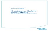 Contractor Safety Regulations - ESB Group Safety Management System Contractor Safety Regulations Page
