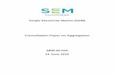 Consultation Paper on Aggregation SEM-20-042 24 June 2020€¦ · topic of Aggregation was identified as an individual topic which needed further review. ... 1. Introduction ... Settlement