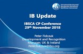 IB Update - Welcome to IBSCA | IBSCA · 2018-11-30 · The binomial theorem Applications SL Approximation, upper and lower bounds, percentage errors Financial applications of geometric