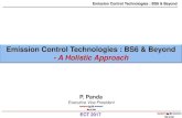 Emission Control Technologies : BS6 & Beyond - A Holistic ...MSIL).pdf · P. Panda Executive Vice President Emission Control Technologies : BS6 & Beyond - A Holistic Approach . ECT