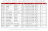 NAVARRO COLLEGE FALL 2020 16-WEEK CLASS SCHEDULEnavarrocollege.edu/attachments/schedule/fall-2020-16week.pdf · COSC-1301-11 Intro to Computing Vadasy, Megan Carpenter CC Tu Aug 24
