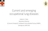 Current and emerging occupational lung diseases › __data › assets › pdf_file › ... · 2019-12-12 · • Cancers: lung cancer, laryngeal cancer, mesothelioma • Rare and