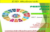EID Mubarak - Vikash Samukhya › newsletter › june2019.pdfEid Mubarak & Greetings on World Environment Day We are indebted to all our Partners and Patrons on the auspicious occasions