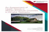 An Assessment of Health Needs in African … Needs...An Assessment of Health Needs in African-American Churches in Omaha, Nebraska Prepared by: Center for Reducing Health Disparities