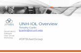 UNH-IOL Overview - OpenFabrics Alliance · 2016-02-21 · UNH-IOL Overview Timothy Carlin tjcarlin@iol.unh.edu #OFSUserGroup . Overview ... Certification Program) • INTERACT Software