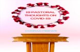 19 Pastoral Thoughts - Kabwata Baptist Church … · can do with her life beyond the immediate confines of her fears.” I decided to call the articles, “19 pastoral thoughts on