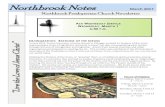 Northbrook Notes · PDF file Northbrook Notes March 2017 Northbrook Presbyterian Church Newsletter t” ASH WEDNESDAY SERVICE WEDNESDAY, MARCH 1 6:30 P.M. IM/MIGRATION: STATIONS OF