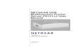 NETGEAR USB Multifunction Printer Server PS121v2 User Manual · 2010-05-18 · Certificate of the Manufacturer/Importer It is hereby certified that the PS121v2 USB Multifunction Print
