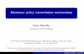 Monetary policy transmission mechanisms › pub › conferences › shared › pdf › ...2019/07/01  · Monetary policy transmission mechanisms The opinions in this presentation