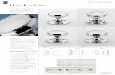 Door Furniture Door Knob Sets - Allart Furniture/DF2 Door Knob Sets.pdf · Plate A/F P 60 54 60 Two classic non-sprung Door Knob designs available in a variety of functions, and configurations.