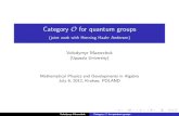 Category O for quantum groupsmazor/PREPRINTS/DOKLADY/krakow.pdf · Category Ofor quantum groups (joint work with Henning Haahr Andersen) Volodymyr Mazorchuk (Uppsala University) Mathematical