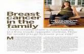 Sabrina Rubin Erdely: Award-winning freelance magazine ...as an 80 percent chance Of getting breast cancer in your life- time—most likely before menopause—and up to a 50 percent