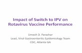 Impact of Switch to IPV on Rotavirus Vaccine PerformanceEmperador D et al. CID 2016;62:150-6. 22 Serum IgA antibody response among infants given RV1 with bOPV verus IPV in Chile bOPV
