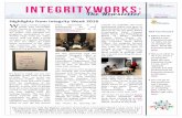Highlights from Integrity Week 2016 - phila.gov Newsletter_Dec 20… · the presentation on Conflicts of Commission Chief Counsel Robin Hittie and Philadelphia Board of Ethics General