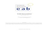 EAB Newsletter October 2014€¦ · EAB Research Projects Conference 2014 ..... 22 German Biometrics Working Group Meeting..... 23 European Biometrics Research and Industry Award