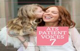 ats patient voices 7 - ATS - American Thoracic Society€¦ · We hope that it can serve as a tangible reminder of the impact your work with patients has every day. Thank you to all