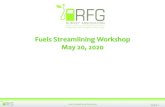 Fuels Streamlining Workshop May 20, 2020rfgsa.org › cms-assets › documents › Fuels Streamlining...• Fuels Streamlining – Assumptions: – 2020 NPRM/2020 Est. Pricing/10%