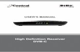 High Definition Receiver DVB-C - Central TV & Internet...90-260V AC 50/60Hz Operate this product only from the type of power supply indicated on the marking label. If you are not sure