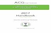2017 Handbook - Association for Corporate Growth Cup · based universitiess and at Portland State University in Portland for all Oregon universities (ACG Cup Northwest has the option