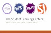 The Student Learning Centers - Tacoma Community … › _attachments › academics-programs › ...Zoom: MATH TUTORING HOURS Mondays –Thursdays Fridays Saturdays 9:00 am –9:00pm