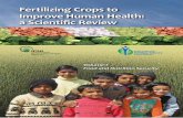 Fertilizing Crops to Improve Human Health: a …...functional properties of foods. The third and final will focus on fertilizer impacts on selected health risks associated with plant
