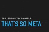 The Learn xAPI Project · THE LEARN XAPI PROJECT IDENTIFIED NEEDS AT XAPI PARTY (MAY 2016) Clear comparison of LRS Details of what each LRS provides Resources: Hosting What do you