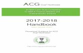 ACG Cup NW 2017-2018 Handbook-FINAL 7-1-17 12-15-17 rev2 · 2018-01-31 · The ROUND 1 presentation date is set for February 16, 2018. ... and the ACG Cup Northwest trophy. ROUND