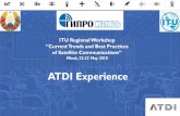 ATDI corporate presentation - ITU · COMPANY OVERVIEW ATDI is a global market leader in solutions for the design, planning ... Technology development in “mature” applications