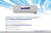 SERVOTOUGH SpectraScan · 2020-04-23 · The SERVOTOUGH SpectraScan utilizes a Precisive OXS-3100 optical bench which is used extensively in the field, and is available as a stand-alone