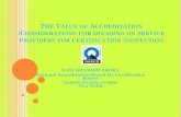 T VALUE OF ACCREDITATION ONSIDERATIONS FOR DECIDING …face-cii.in/sites/default/files/presentation/3dec/vani bhambhari.pdf · Article 6 . A MODEL TO ASSURE COMPLIANCE ... BENEFITS