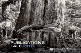 PUBLICATIONS FALL 2016 - Royal BC Museum...2016 marks the 130th Anniversary of the Royal BC Museum and 125 years since the museum’s first publication—Check List of British Columbia