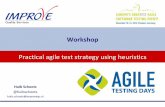 Workshop PRA & Test Strategie - Quality Coach, Agile ... Test Strategy Agile... · Practical agile test strategy using heuristics Workshop Huib Schoots @huibschoots huib.schoots@improveqs.nl