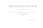 Algorithmic Algebraic Model Checking: Hybrid Automata and ... · I would like to thank the NYU Bioinformatics Group for providing a vibrant re-search environment, and providing me