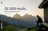 Q1 2020 results - Swisscom · Q1 2019 Q1 2020 202 211 • Core services • COVID-19 Swisscom Switzerland Fastweb 1) 2) 2) 19 • • • YOY • 3. Financial Results. 1 2 4 3 Fastweb-19-19-Q1.