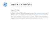 GE Capital Insurance Teach-In Presentation › sites › default › files › GE_Capital...25+ years Moderated by Steve Winoker, VP of Investor Relations 3 Key messages Focused on