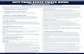 2017 PENN STATE FIESTA BOWL - storage.googleapis.com · Transportation to Phoenix is not included in the tour package. The tour will begin upon your arrival at the hotel. For information