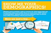 SHOW ME YOUR… DEMOGRAPHICS! › files › resources › ... · from when assembling a third-party data list. Compliments of: ... Square Footage Years in Business Woman or Minority