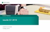 20190515 IR Q1 -IR roadshow booklet - ABN AMRO€¦ · 4 1) Source: ABN AMRO Group Economics forecasts of 18 April 2019, CBS Statline Management action in low interest rate environment