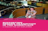 SUPPORTING GENDER TRANSITION IN THE WORKPLACE€¦ · employers to protect their trans and gender diverse employees from discrimination in the workplace. For more information about