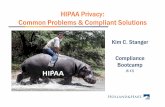 HIPAA Privacy: Common Problems & Compliant Solutions › presentations › health-law-bootcamp-2017-hipaa-privacy.pdfOverview • Why you should comply • Application: who, what,