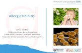Allergic Rhinitis - NPRANG...• In 2012, 9.0% or 6.6 million children reported hay fever in the past 12 months.4 • In 2010, 11.1 million visits to physician offices resulted with