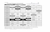 Group Fitness Schedule - Cottonwood Heights€¦ · Group Fitness Class Descriptions BOOTCAMP/HIIT: High-Intensity Interval Training, is a training technique in which you give all-out,