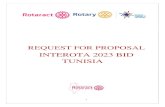 INTEROTA 2023 BID TUNISIA 9010... · was the Rotaract Mediterranean Meeting M2R. We’ve also organized many of our district conferences along with other national events such as the