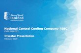 National Central Cooling Company PJSC · Environmentally responsible operations reducing green house gas emissions 1.18m RT 118 plants in 5 countries 80 delivered to clients Equivalent