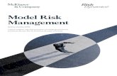 Model Risk Management - McKinsey & Company/media/mckinsey/business...automation of validation testing and increasing use of tool-based monitoring approaches. Overview The findings
