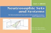 Journal of Neutrosophy - University of New Mexicofs.unm.edu/NSS/NSS-7-2015.pdfIn this paper, finding - a maximal solution is introduced to ( ,𝛬) fuzzy neutrosophic relation equation.