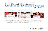 The Small Business Online Marketing Guide - Horizon PPChorizonppc.com/ws/small_business_horizon.pdfsearch engine results. With AdWords (. com/adwords), you can deliver your message