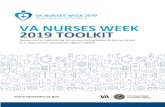 VA NURSES WEEK 2019 TOOLKIT › Content › Documents › Print › VA... · 2019-04-30 · healthcare partners in celebrating our 100,000-strong VA nursing corps for tirelessly serving