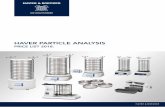 HAVER PARTICLE ANALYSIS · 2 HAVER & BOECKER Test Sieves and Accessories Control of Test Sieves 04 Test Sieves with Frame made from Stainless Steel Ø 50 mm 05 Ø 76.2 mm (3“) 06