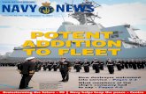 POTENT ADDITION TO FLEET...Brainstorming the future – P9Navy helps keep the peace – Centre NSERVING AUSTRALIA WITH PRIDEAVY NEWS Volume 60, No. 18, October 5, 2017 POTENT ADDITION